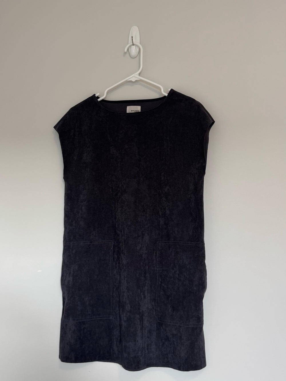 Aritzia Wilfred Free Nori Dress Faux Suede